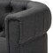 Baxton Studio Bisset Gray Upholstered Chesterfield Chair 154-9511 - alternate 10